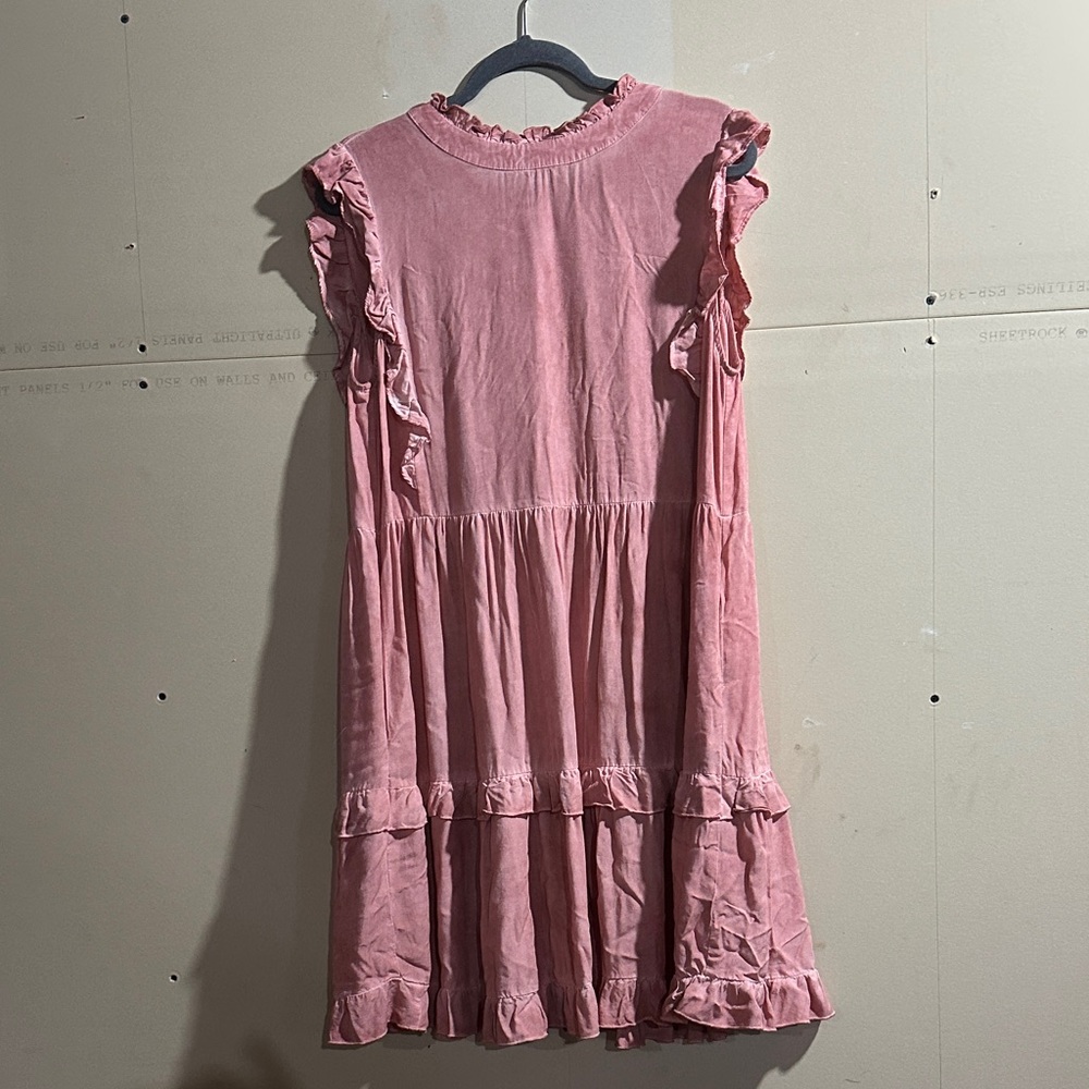 Pink Ruffled Dress
